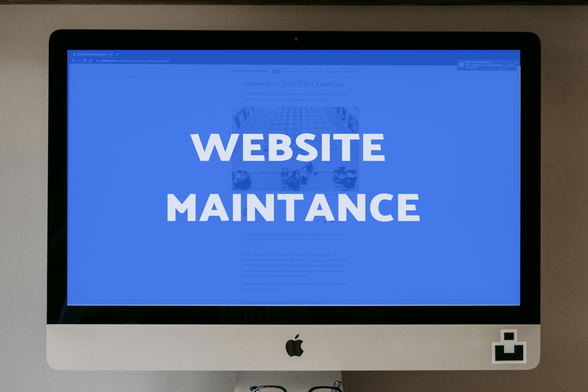 A professional business website on a laptop that builds trust